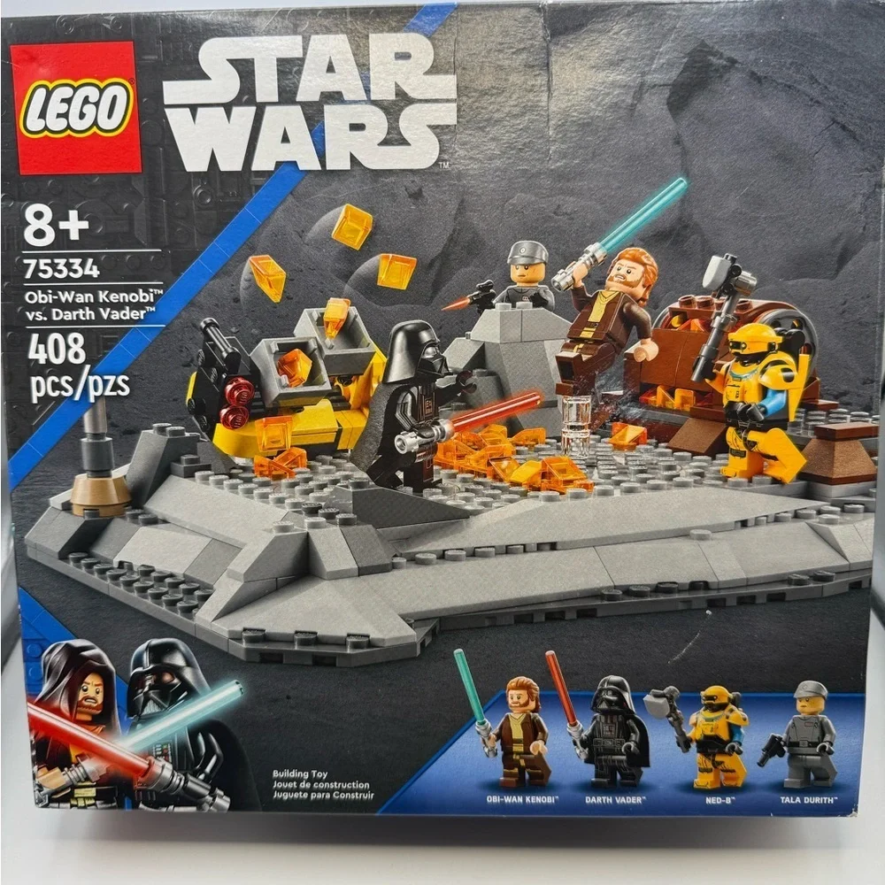 LEGO Star Wars 75334 Obi-Wan Kenobi vs. Darth Vader Disney Building Toy